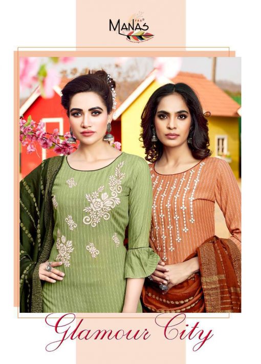 Manas Glamour City Kurti with Dupatta Bottom Wholesale Catalog 6 Pcs 6 510x712 - Manas Glamour City Kurti with Dupatta Bottom Wholesale Catalog 6 Pcs