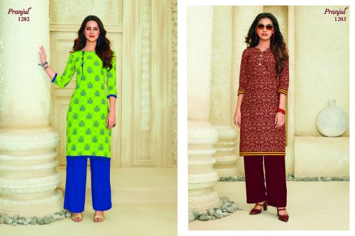 Pranjul Pari Vol 2 Kurti Wholesale Catalog 20 Pcs 2 1 510x340 - Pranjul Pari Vol 2 Kurti Wholesale Catalog 20 Pcs