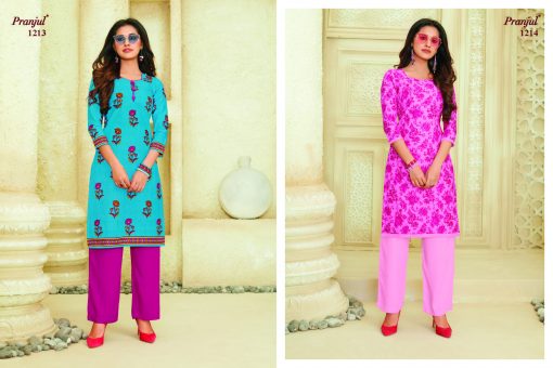 Pranjul Pari Vol 2 Kurti Wholesale Catalog 20 Pcs 8 1 510x340 - Pranjul Pari Vol 2 Kurti Wholesale Catalog 20 Pcs