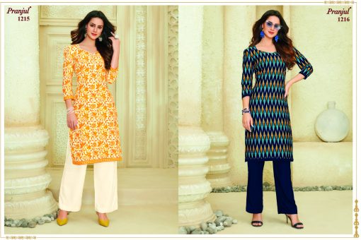 Pranjul Pari Vol 2 Kurti Wholesale Catalog 20 Pcs 9 1 510x340 - Pranjul Pari Vol 2 Kurti Wholesale Catalog 20 Pcs