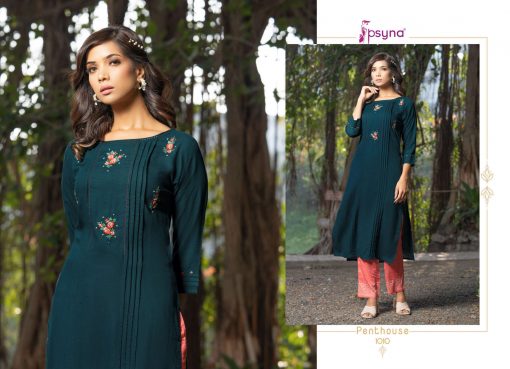 Psyna Pent House Kurti with Pant Wholesale Catalog 10 Pcs 12 510x369 - Psyna Pent House Kurti with Pant Wholesale Catalog 10 Pcs