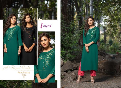 Psyna Pent House Kurti with Pant Wholesale Catalog 10 Pcs 8 510x369 - Psyna Pent House Kurti with Pant Wholesale Catalog 10 Pcs