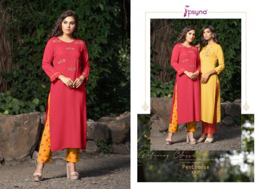 Psyna Pent House Kurti with Pant Wholesale Catalog 10 Pcs 9 510x369 - Psyna Pent House Kurti with Pant Wholesale Catalog 10 Pcs