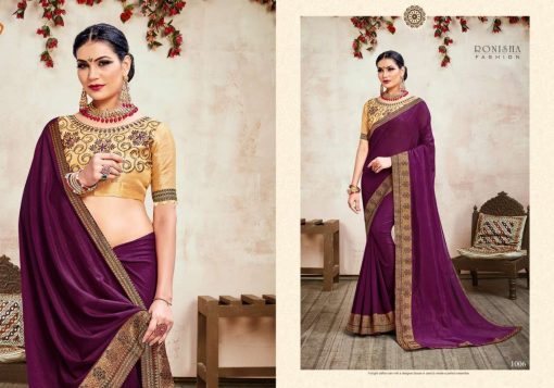 Ranjna Jhumki Saree Sari Wholesale Catalog 8 Pcs 3 510x357 - Ranjna Jhumki Saree Sari Wholesale Catalog 8 Pcs