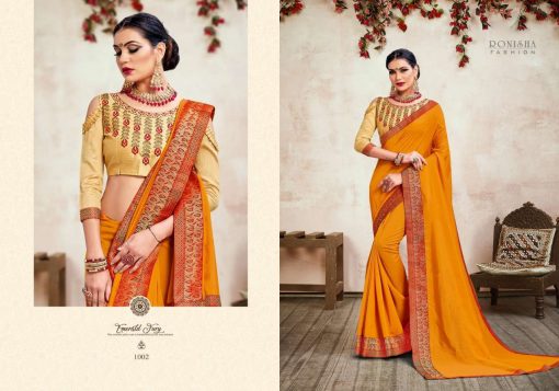 Ranjna Jhumki Saree Sari Wholesale Catalog 8 Pcs 6 510x357 - Ranjna Jhumki Saree Sari Wholesale Catalog 8 Pcs