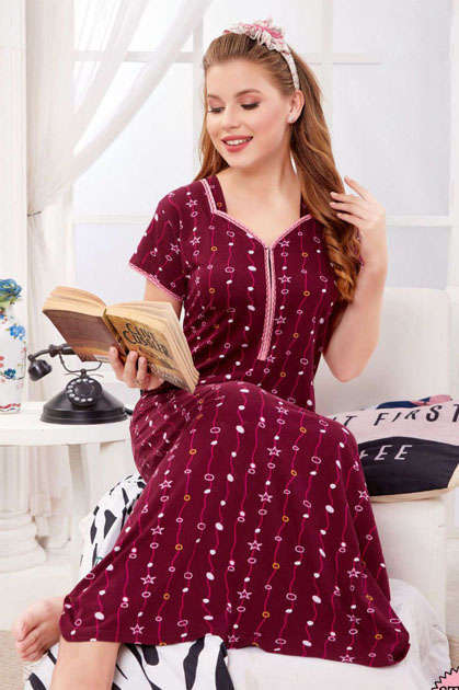 Comfortable Night Gown For Ladies at Best Price in Surat | S R Fashion