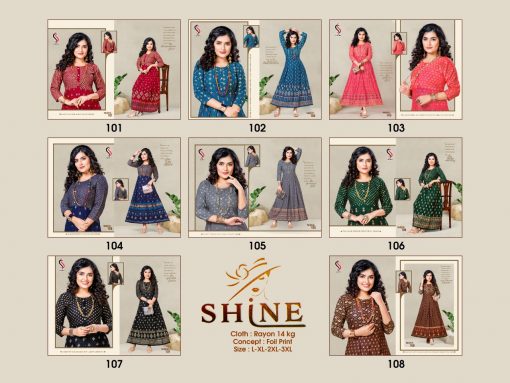 Shine Kurti Wholesale Catalog 8 Pcs 10 510x383 - Shine Kurti Wholesale Catalog 8 Pcs