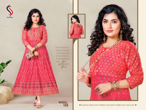 Shine Kurti Wholesale Catalog 8 Pcs 2 510x383 - Shine Kurti Wholesale Catalog 8 Pcs