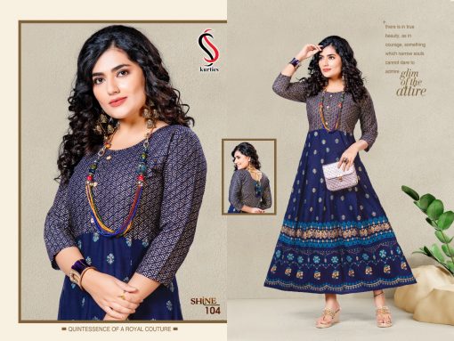 Shine Kurti Wholesale Catalog 8 Pcs 3 510x383 - Shine Kurti Wholesale Catalog 8 Pcs