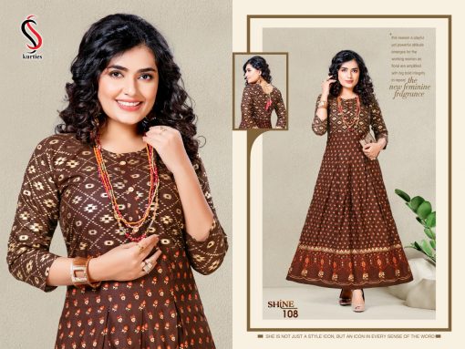 Shine Kurti Wholesale Catalog 8 Pcs 5 510x383 - Shine Kurti Wholesale Catalog 8 Pcs