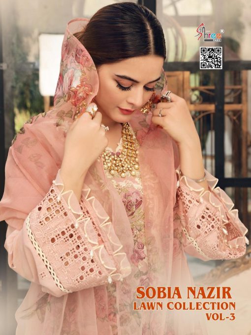 Shree Fabs Sobia Nazir Lawn Collection Vol 3 Salwar Suit Wholesale Catalog 7 Pcs 1 510x680 - Shree Fabs Sobia Nazir Lawn Collection Vol 3 Salwar Suit Wholesale Catalog 7 Pcs