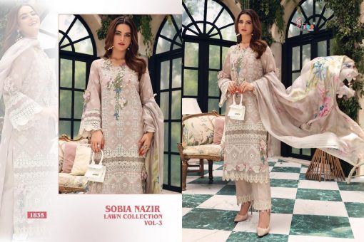 Shree Fabs Sobia Nazir Lawn Collection Vol 3 Salwar Suit Wholesale Catalog 7 Pcs 14 510x340 - Shree Fabs Sobia Nazir Lawn Collection Vol 3 Salwar Suit Wholesale Catalog 7 Pcs