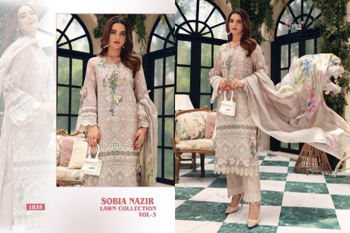 Shree Fabs Sobia Nazir Lawn Collection Vol 3 Salwar Suit Wholesale Catalog 7 Pcs 14 510x340 - Shree Fabs Sobia Nazir Lawn Collection Vol 3 Salwar Suit Wholesale Catalog 7 Pcs