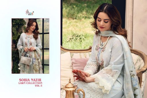 Shree Fabs Sobia Nazir Lawn Collection Vol 3 Salwar Suit Wholesale Catalog 7 Pcs 5 510x340 - Shree Fabs Sobia Nazir Lawn Collection Vol 3 Salwar Suit Wholesale Catalog 7 Pcs