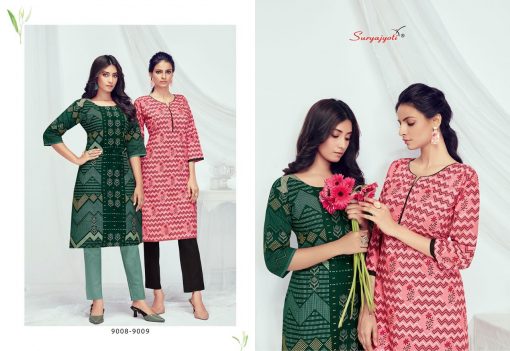 Suryajyoti Pehel Vol 9 Kurti Wholesale Catalog 12 Pcs 6 510x351 - Suryajyoti Pehel Vol 9 Kurti Wholesale Catalog 12 Pcs