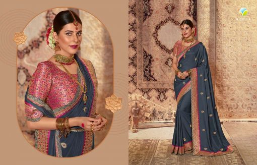 Vinay Sheesha Harmony Vol 4 Saree Sari Wholesale Catalog 9 Pcs 1 510x327 - Vinay Sheesha Harmony  Vol 4 Saree Sari Wholesale Catalog 9 Pcs