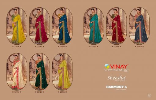 Vinay Sheesha Harmony Vol 4 Saree Sari Wholesale Catalog 9 Pcs 14 510x327 - Vinay Sheesha Harmony  Vol 4 Saree Sari Wholesale Catalog 9 Pcs