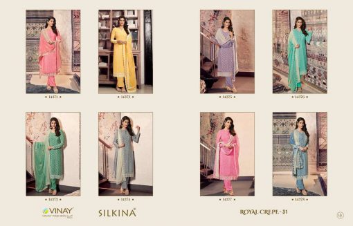 Vinay Silkina Royal Crepe Vol 31 Salwar Suit Wholesale Catalog 8 Pcs 14 510x327 - Vinay Silkina Royal Crepe Vol 31 Salwar Suit Wholesale Catalog 8 Pcs