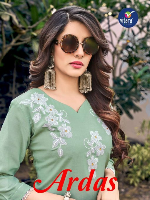 Vitara Ardas Kurti with Pant Wholesale Catalog 4 Pcs 10 1 510x680 - Vitara Ardas Kurti with Pant Wholesale Catalog 4 Pcs