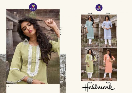 Vitara Hallmark Kurti with Pant Wholesale Catalog 4 Pcs 510x360 - Vitara Hallmark Kurti with Pant Wholesale Catalog 4 Pcs