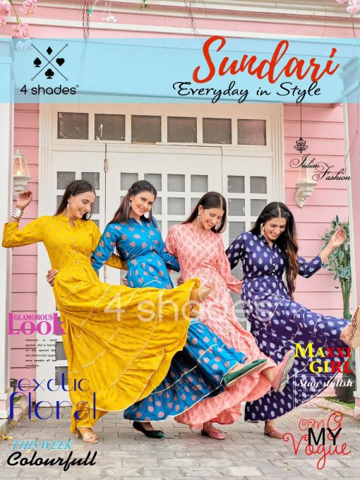 4 Shades Sundari Vol 1 by Blue Hills Kurti Wholesale Catalog 6 Pcs 2 510x680 - 4 Shades Sundari Vol 1 by Blue Hills Kurti Wholesale Catalog 6 Pcs