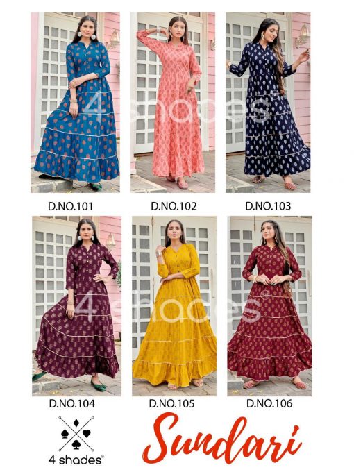 4 Shades Sundari Vol 1 by Blue Hills Kurti Wholesale Catalog 6 Pcs 9 510x680 - 4 Shades Sundari Vol 1 by Blue Hills Kurti Wholesale Catalog 6 Pcs