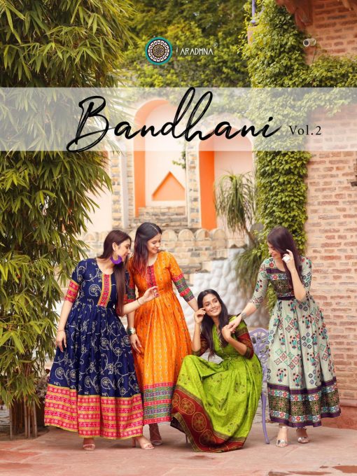 Aradhna Bandhani Vol 2 Kurti Wholesale Catalog 13 Pcs 1 510x680 - Aradhna Bandhani Vol 2 Kurti Wholesale Catalog 13 Pcs