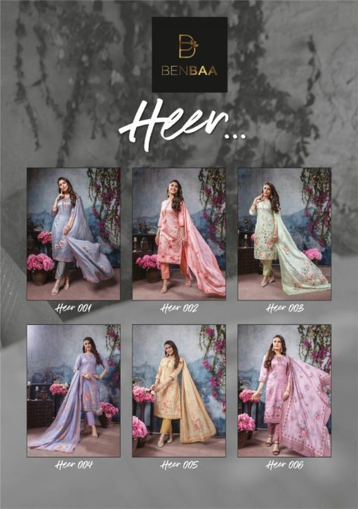 Benbaa Heer by Kiana Kurti with Dupatta Bottom Wholesale Catalog 6 Pcs 17 510x725 - Benbaa Heer by Kiana Kurti with Dupatta Bottom Wholesale Catalog 6 Pcs