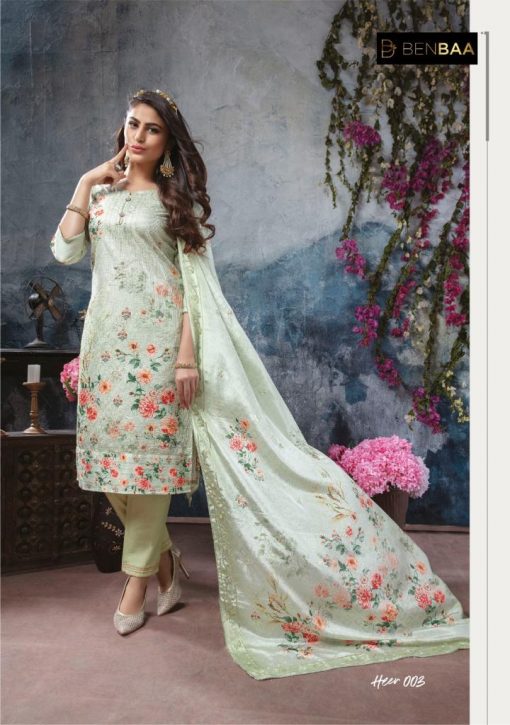 Benbaa Heer by Kiana Kurti with Dupatta Bottom Wholesale Catalog 6 Pcs 6 510x725 - Benbaa Heer by Kiana Kurti with Dupatta Bottom Wholesale Catalog 6 Pcs