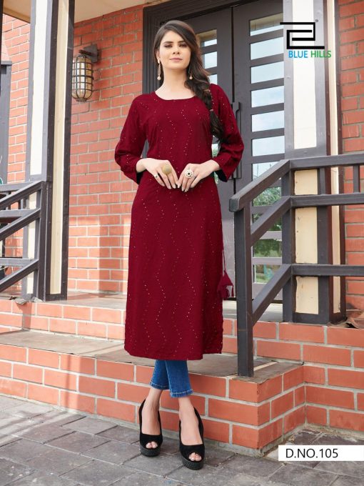 Blue Hills Elili Vol 1 Kurti Wholesale Catalog 8 Pcs 8 510x680 - Blue Hills Elili Vol 1 Kurti Wholesale Catalog 8 Pcs