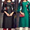 Blue Hills Instagram Vol 3 Kurti Wholesale Catalog 15 Pcs