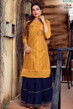 Blue Hills Kudi Vol 1 Kurti with Skirt Wholesale Catalog 6 Pcs