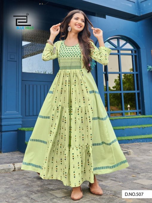 Blue Hills Livik Vol 5 Kurti Wholesale Catalog 8 Pcs 5 510x680 - Blue Hills Livik Vol 5 Kurti Wholesale Catalog 8 Pcs