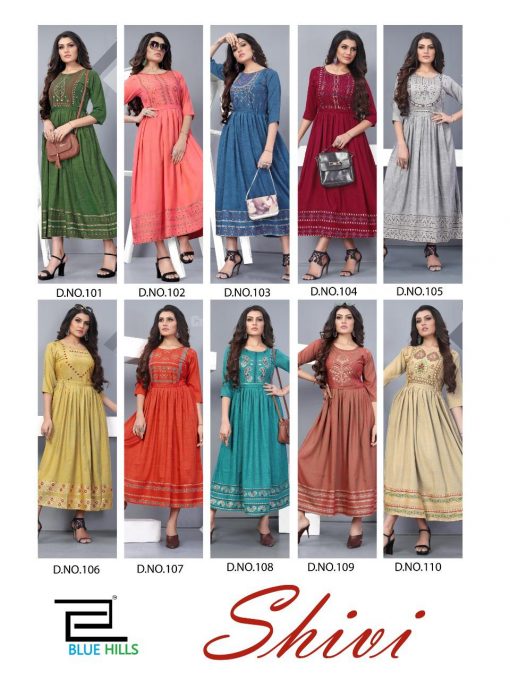 Blue Hills Shivi Kurti Wholesale Catalog 10 Pcs 12 510x680 - Blue Hills Shivi Kurti Wholesale Catalog 10 Pcs