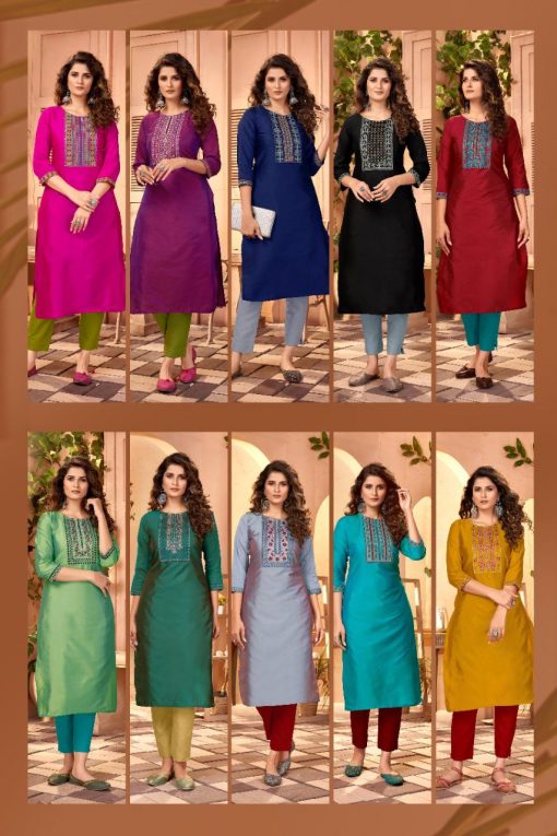 Blue Hills Solid Vol 5 Kurti Wholesale Catalog 10 Pcs 12 510x765 - Blue Hills Solid Vol 5 Kurti Wholesale Catalog 10 Pcs