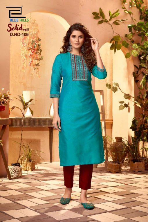 Blue Hills Solid Vol 5 Kurti Wholesale Catalog 10 Pcs 6 510x765 - Blue Hills Solid Vol 5 Kurti Wholesale Catalog 10 Pcs