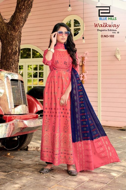 Blue Hills Walkway Vol 13 Kurti with Dupatta Wholesale Catalog 10 Pcs 9 510x765 - Blue Hills Walkway Vol 13 Kurti with Dupatta Wholesale Catalog 10 Pcs