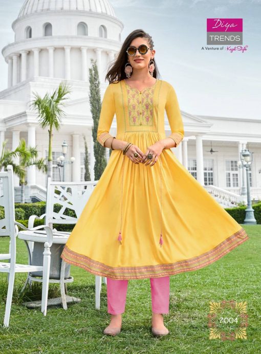 Diya Trends Ethnicity Vol 7 by Kajal Style Kurti Wholesale Catalog 10 Pcs 10 510x692 - Diya Trends Ethnicity Vol 7 by Kajal Style Kurti Wholesale Catalog 10 Pcs