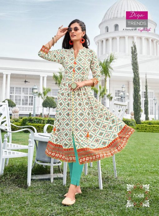 Diya Trends Ethnicity Vol 7 by Kajal Style Kurti Wholesale Catalog 10 Pcs 11 510x692 - Diya Trends Ethnicity Vol 7 by Kajal Style Kurti Wholesale Catalog 10 Pcs