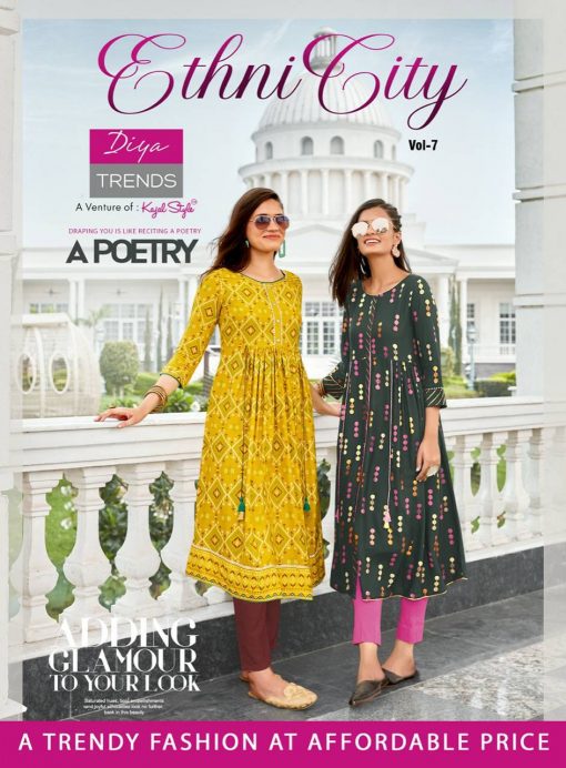 Diya Trends Ethnicity Vol 7 by Kajal Style Kurti Wholesale Catalog 10 Pcs 2 510x692 - Diya Trends Ethnicity Vol 7 by Kajal Style Kurti Wholesale Catalog 10 Pcs