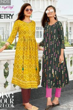 Diya Trends Ethnicity Vol 7 by Kajal Style Kurti Wholesale Catalog 10 Pcs