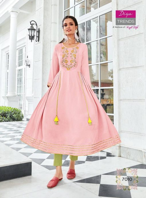 Diya Trends Ethnicity Vol 7 by Kajal Style Kurti Wholesale Catalog 10 Pcs 3 510x692 - Diya Trends Ethnicity Vol 7 by Kajal Style Kurti Wholesale Catalog 10 Pcs