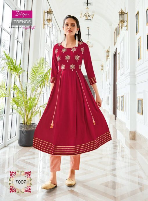 Diya Trends Ethnicity Vol 7 by Kajal Style Kurti Wholesale Catalog 10 Pcs 4 510x692 - Diya Trends Ethnicity Vol 7 by Kajal Style Kurti Wholesale Catalog 10 Pcs