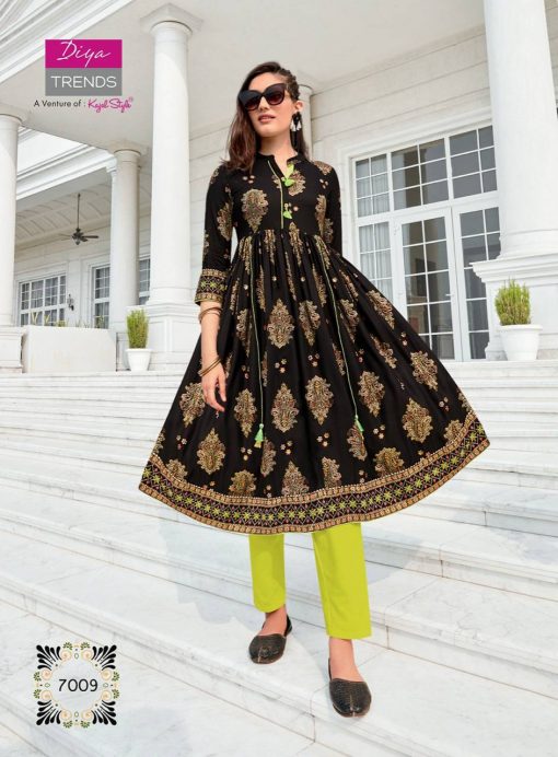 Diya Trends Ethnicity Vol 7 by Kajal Style Kurti Wholesale Catalog 10 Pcs 5 510x692 - Diya Trends Ethnicity Vol 7 by Kajal Style Kurti Wholesale Catalog 10 Pcs