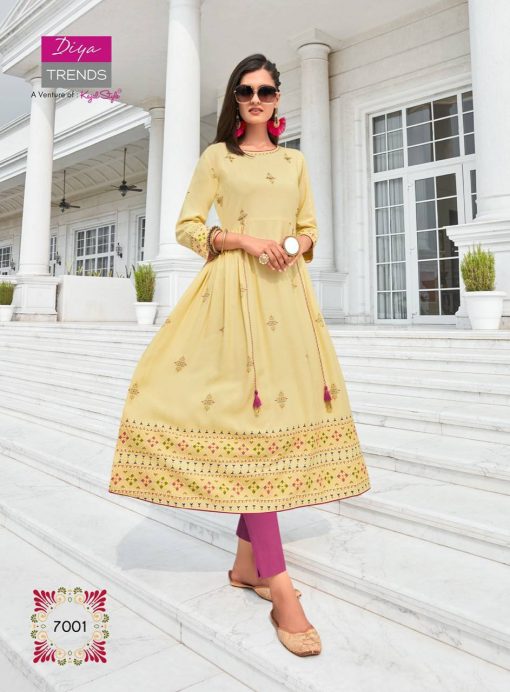 Diya Trends Ethnicity Vol 7 by Kajal Style Kurti Wholesale Catalog 10 Pcs 6 510x692 - Diya Trends Ethnicity Vol 7 by Kajal Style Kurti Wholesale Catalog 10 Pcs