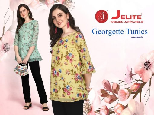 Jelite Georgette Tunics Vol 1 Tops Wholesale Catalog 6 Pcs 1 510x383 - Jelite Georgette Tunics Vol 1 Tops Wholesale Catalog 6 Pcs