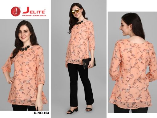 Jelite Georgette Tunics Vol 1 Tops Wholesale Catalog 6 Pcs 5 510x383 - Jelite Georgette Tunics Vol 1 Tops Wholesale Catalog 6 Pcs