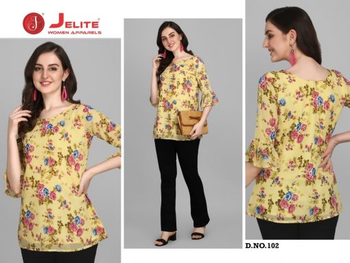 Jelite Georgette Tunics Vol 1 Tops Wholesale Catalog 6 Pcs 6 510x383 - Jelite Georgette Tunics Vol 1 Tops Wholesale Catalog 6 Pcs