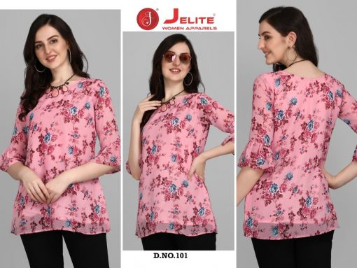 Jelite Georgette Tunics Vol 1 Tops Wholesale Catalog 6 Pcs 7 510x383 - Jelite Georgette Tunics Vol 1 Tops Wholesale Catalog 6 Pcs