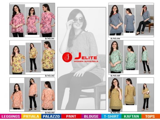 Jelite Georgette Tunics Vol 1 Tops Wholesale Catalog 6 Pcs 8 510x383 - Jelite Georgette Tunics Vol 1 Tops Wholesale Catalog 6 Pcs